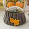 Glitzhome® 5.75"H Fall Sunflower and Pumpkin Resin Waterglobe